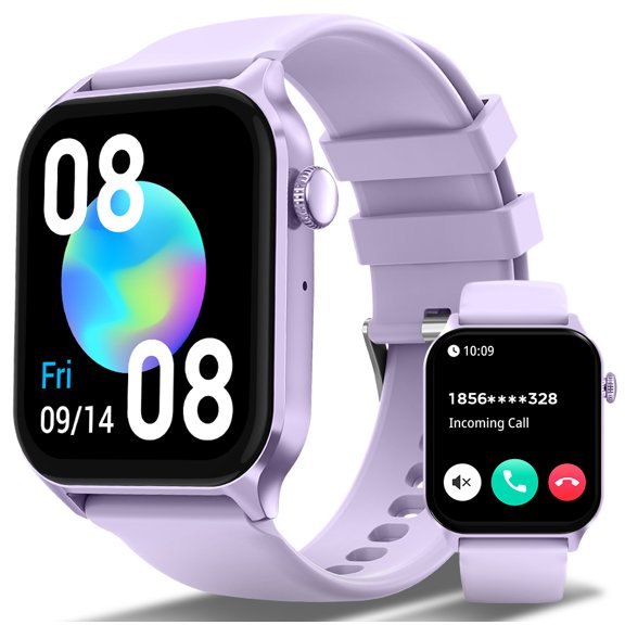 Smart Watches for Women, 4.6CM'' Outdoor Digital Fitness Watch with Multi-Function for Fitness, Daily Use, Compatible with IOS & Android