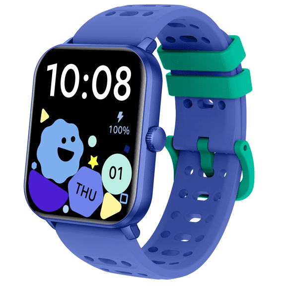 Kids Smart Watch, 1.85" Smart Watch for Kids, No Phone Needed Step Counter, IP68 Waterproof, Alarm Clock, Games, Swimming Fitness Tracker Step Counter for Boys Girls Teens Gift Aged 5-16