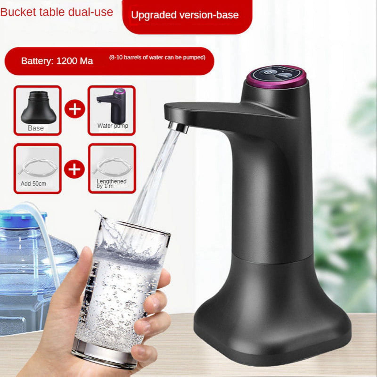 Smart Water Dispenser Electric Water Bottles Pump USB Charge Portable