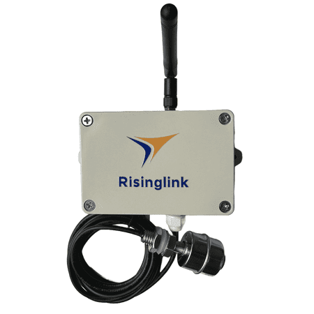 Risinglink Wi-Fi Water Level Monitor Alarm, High or Low Water Alert, 10 ft Float Sensor, Indoor/Outdoor Use