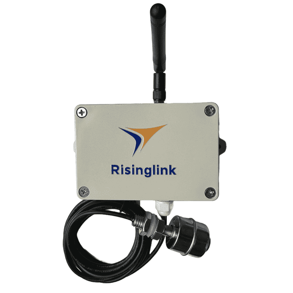 Risinglink Wi-Fi Water Level Monitor Alarm, High or Low Water Alert, 10 ft Float Sensor, Indoor/Outdoor Use