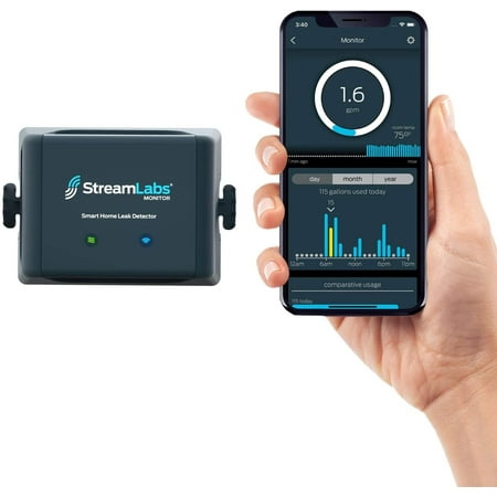 Smart Water Monitor & Leak Detector - Instant Leak Detection