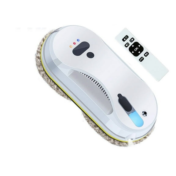 Smart Water Spray Window Cleaner Robot Vacuum Cleaner App Control High Suction Anti-fall Glass Window Cleaning Machine For Windows, Tiles, Bathrooms ,Slim Compact Design
