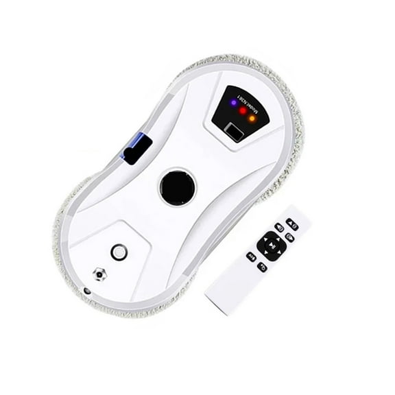 Smart Water Spray Window Cleaning Robot Vacuum Cleaner 5600pca High Suction Anti-drop Window Glass Washer For Windows, Tiles, Bathrooms ,Slim Compact Design