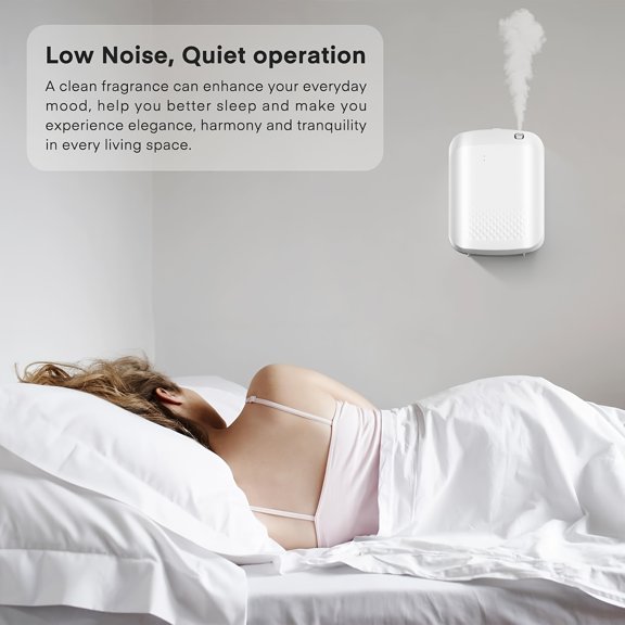 Smart Waterless Diffuser Air Machine, Scent Diffuser with Smart Cold Air Tech, 13.53oz Capacity And 1500 Sq Ft Coverage, Scent Dispenser for Large Room, Offices, Hotel And Spa