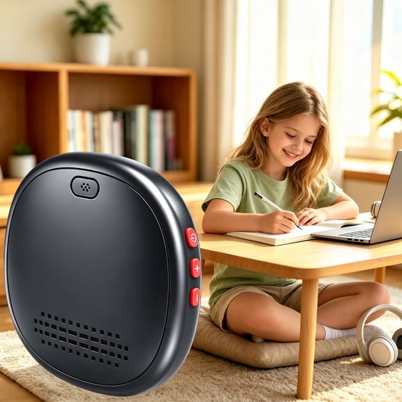 Smart Wearable Translator,Supports 165 Languages Real Time Translation,2026 New AI Wearable Device,Real-time AI Translation and Language Learning for Business,Office,Travel(Black)