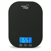 Smart Weigh 11 lb. Digital Kitchen Food Scale, Mechanical Accurate Weight Scale with 5-Unit Modes, Grams and Ounces for Weight Loss, Weighing Ingredients, Dieting, Keto Cooking , Meal Prep and Baking