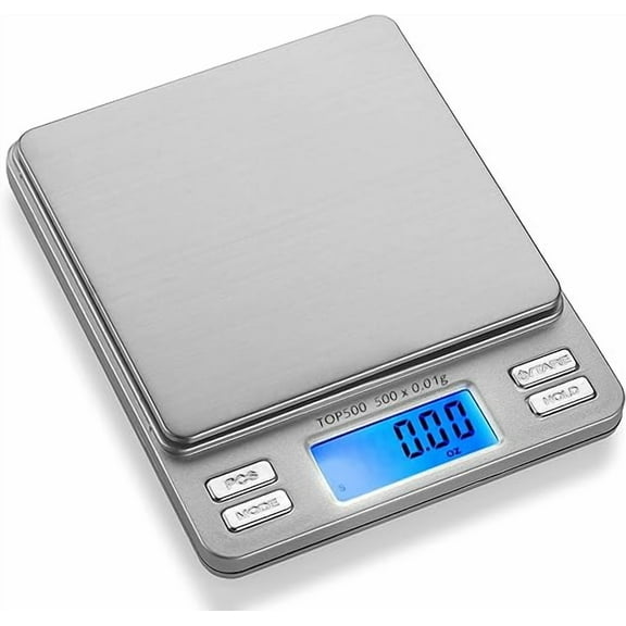 Smart Weigh Digital Pro Pocket Scale 500g x 0.01 Grams Precise Weighing Professional Weight Food Ounces & Grams Mini Kitchen Jewelry Portable Herb Pocket