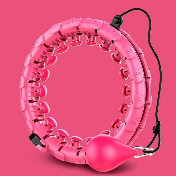 Smart Weighted Fitness Hoop for Adults Weight Loss, Fitness Massage Workout Equipment, Great for Adults and Beginners?(blue/pink/purple)