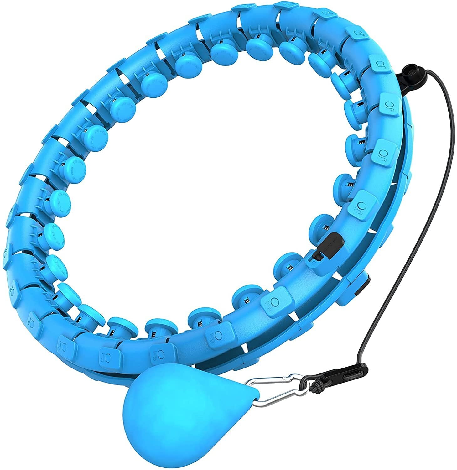 Fitness Adjustable Detachable Fitness Hula Hoop Ring Smart Round