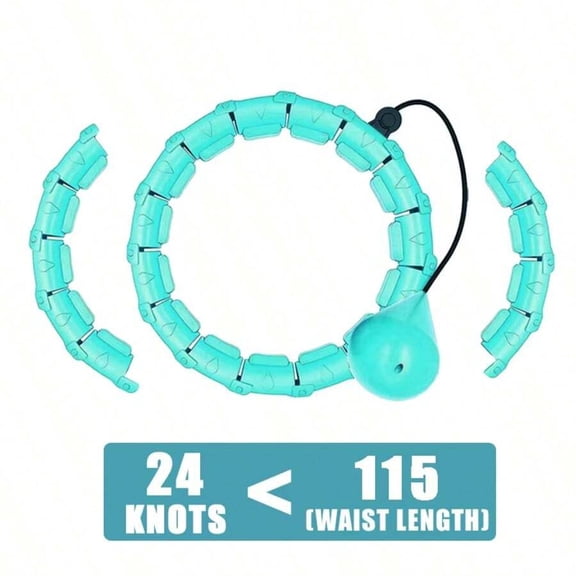 Smart Weighted Hula For Adults Weight Loss 47 Inch Waist 24 Detachable Links Fitness Hoop For Women And Beginners