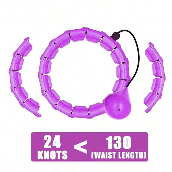 Smart Weighted Hula For Adults Weight Loss 47 Inch Waist 24 Detachable Links Fitness Hoop For Women And Beginners