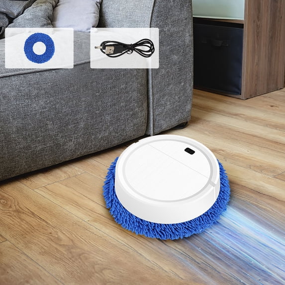 Smart Wet and Dry Mopping Robot, Automatic Floor Sweeper for Home, Voice-Controlled Intelligent Vacuum, Large Water Tank, Multi-Mode Cleaning, Long Battery, Efficient Pet Hair and Dust Removal