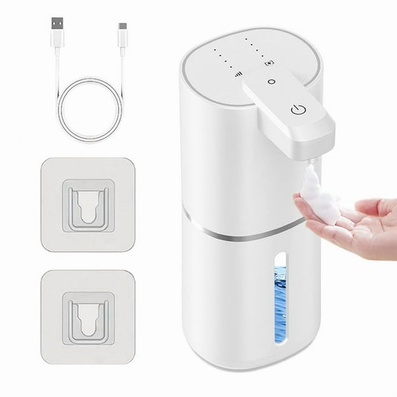 Smart White Foam Soap Dispenser Automatic Touchless Wall Mounted Wash Station