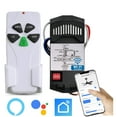 thumbnail image 1 of Smart Wi-Fi Ceiling Fan & Dimmer Remote Control Kit, Fan Timing Speed & Light Dimmer Wireless Remote Compatible with Alexa Google Assistant & IFTTT, Remote Control, Timing Function No Hub Required, 1 of 8