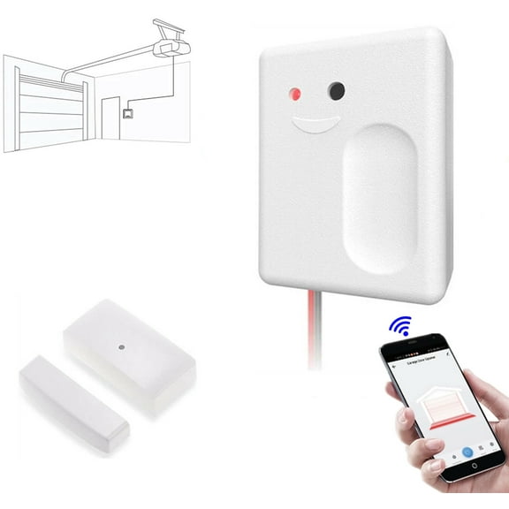 Smart Wi-Fi Garage Door Opener Controller(2th gen) No Wire  Alexa & Google /Siri