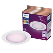 Philips Lighting LED Master Smart Wi-Fi Recessed Downlight - LED, Multicolor, White   Residential Use, Standard Application