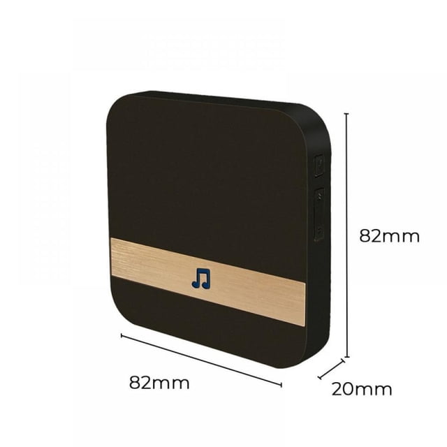 Sonnette Sans Fil US Plug – 38 Mélodies, Volume Réglable 4 Niveaux