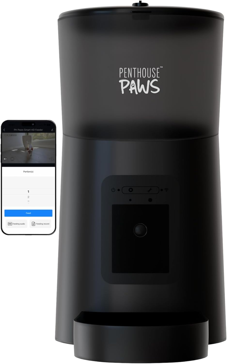 Smart WiFi Automatic Feeder for Cats and Dogs with Camera, 6L Easy