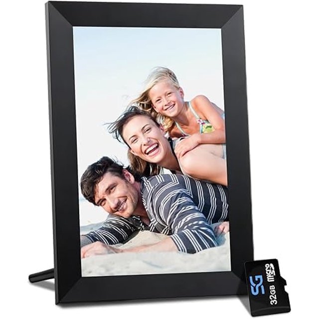Smart WiFi Digital Photo Frame with 10.1” HD IPS Touch Screen,