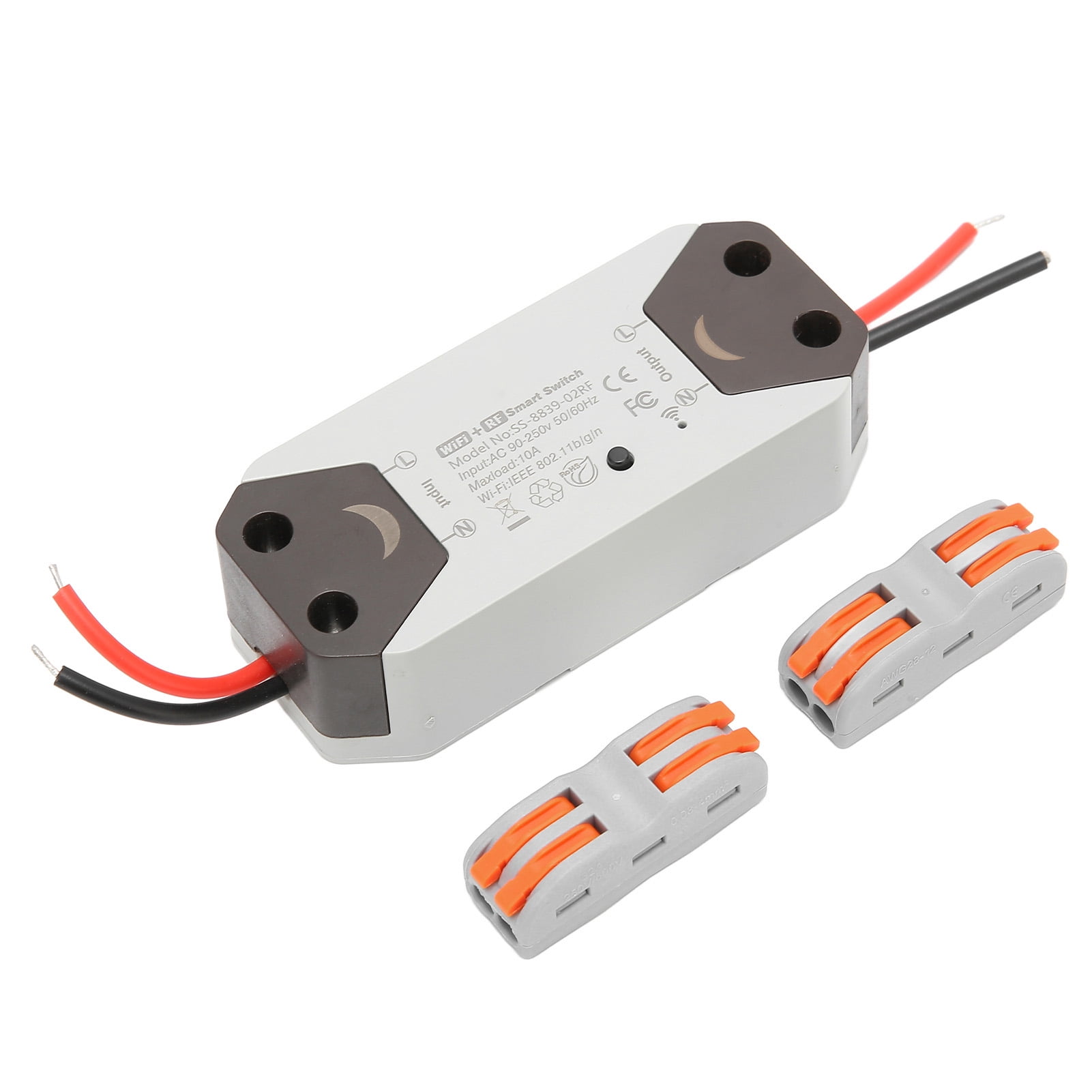 Smart WiFi Light Switch with Wireless Relay Module, Remote Voice