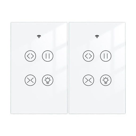 Smart WiFi RF Glass Panel Curtain Light Touch Switch Smart Remote Control ,Easy to Installation