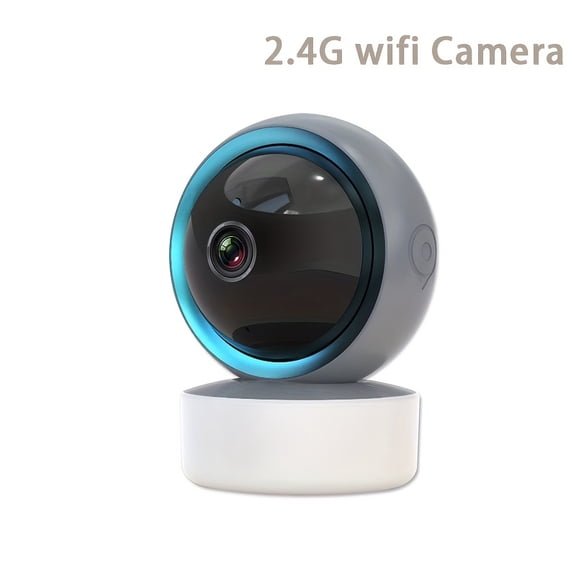 Smart WiFi Security Camera with Mobile App Control, Live View, Recording & Two-Way Audio for Phone and PC