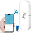 thumbnail image 1 of Smart WiFi Temperature Sensor, Hygrometer with App Notifications & Historical Data Tracking, Compact & Voice-Controlled for Your Smart Home (2PCS), 1 of 8