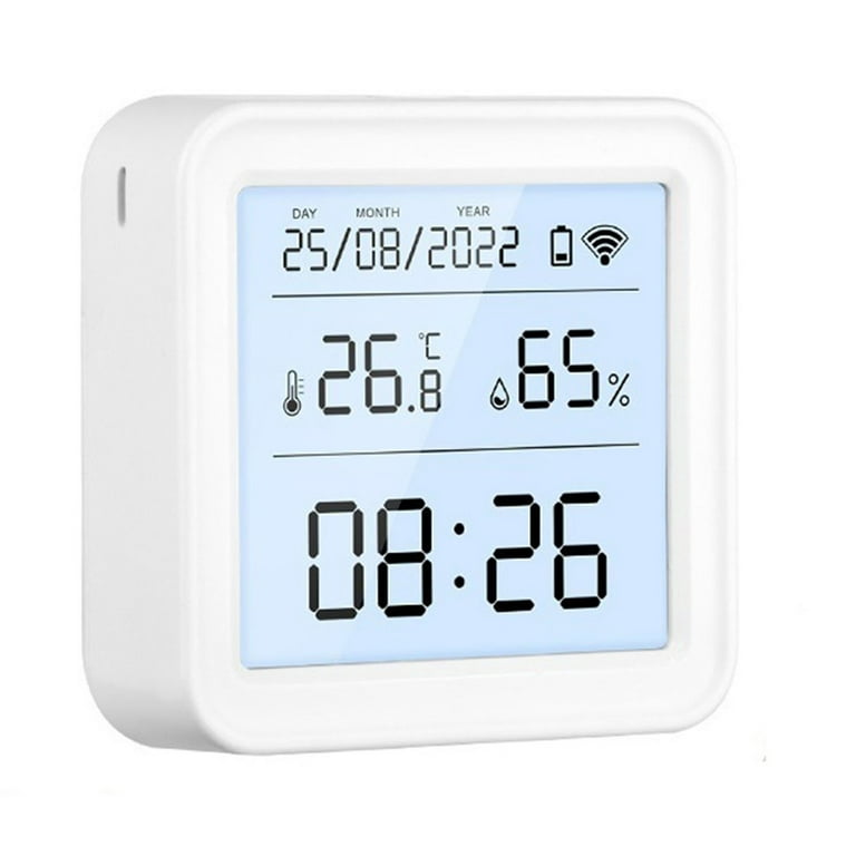 Smart WiFi Thermometer Hygrometer Indoor Bluet ooth Room WiFi Temperature  Sensor 