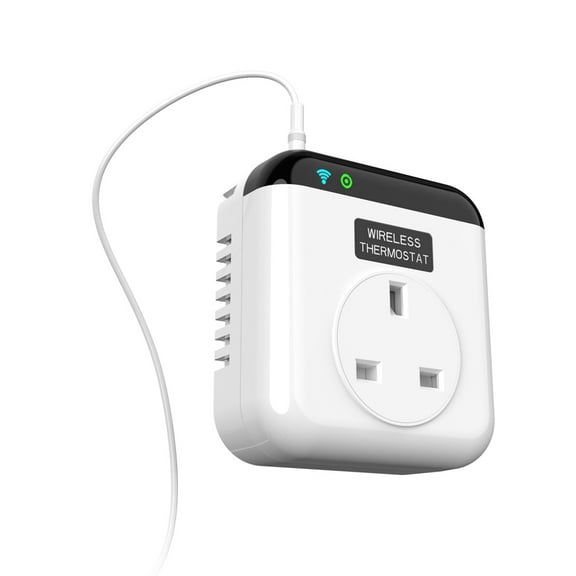 Smart WiFi Thermostat Socket Programmable Plug-in Temperature Controller App Voice Remote Control Thermostat US Plug