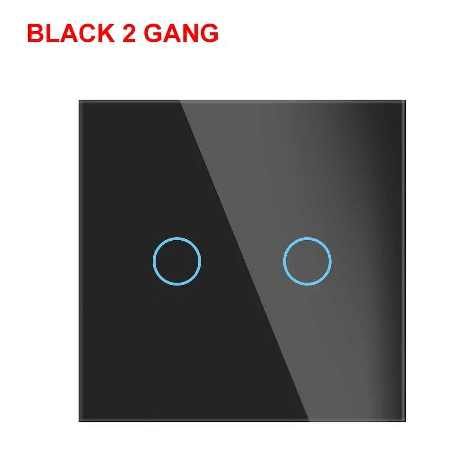 Smart Wifi Light Switch No Neutral Wire Required Smart Touch Wall Switches EU 1/2/3 Gang Support