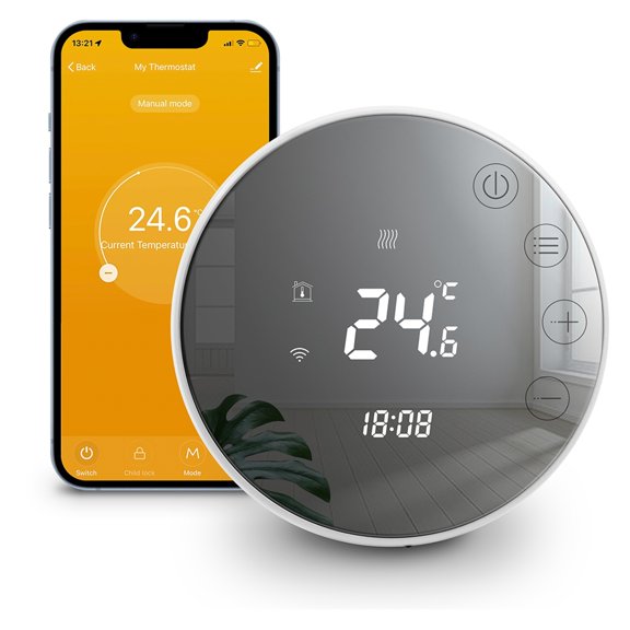 Smart Wifi Thermostat Warm Floor Gas Boiler Heating Thermoregulate LCD Touch Screen Remote Control