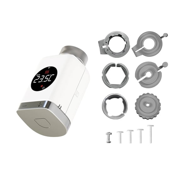 Smart Wifi Thermostatic Radiator Valve Programmable App Remote Temperature Controller