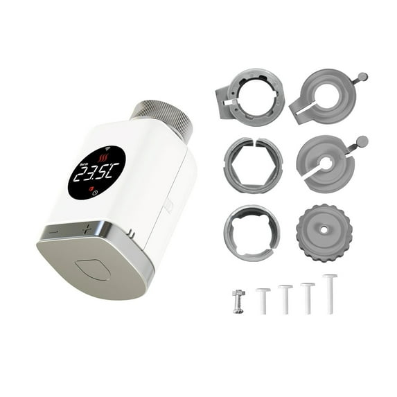Smart Wifi Thermostatic Radiator Valve Programmable App Remote Temperature Controller
