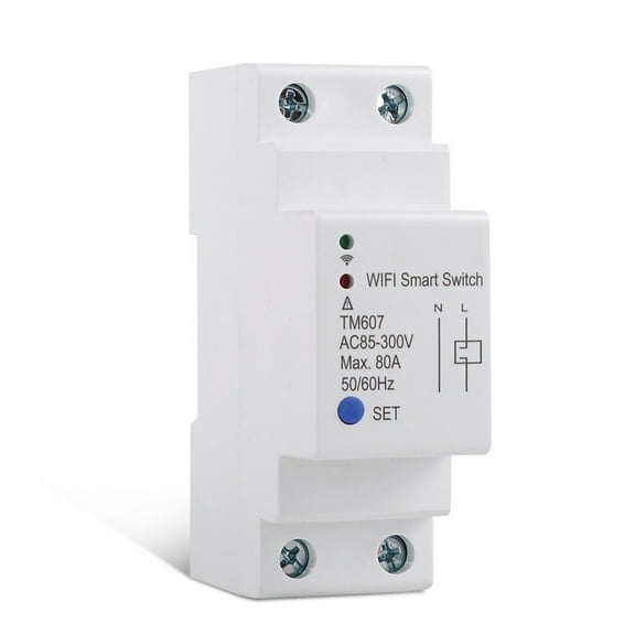 Smart Wifi Timer Switch App Remote Control 80A 85 300V Ac Power Outlet Socket