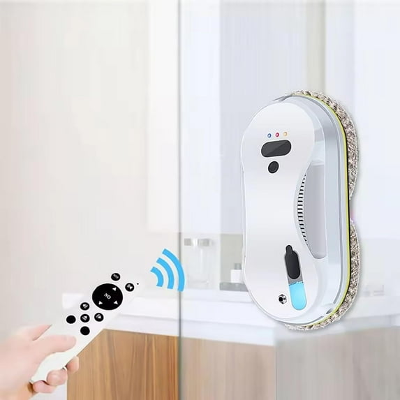Smart Window Cleaner Robot,5600pa Automatic Water Spray Cleaner Cleaning Robotic, 20 Min Power Off Protection, For Highrise Windows/Glass/Mirror