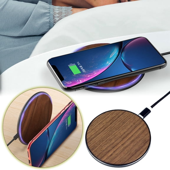 Smart Wireless Charger with Charge Technology and LED Display for Secure Effortless Device Charging
