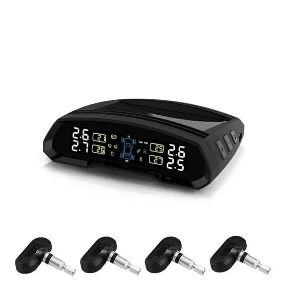 Smart Wireless Tire Pressure Monitor T802C TPMS Built-in Edition with 4 Built-in Sensors