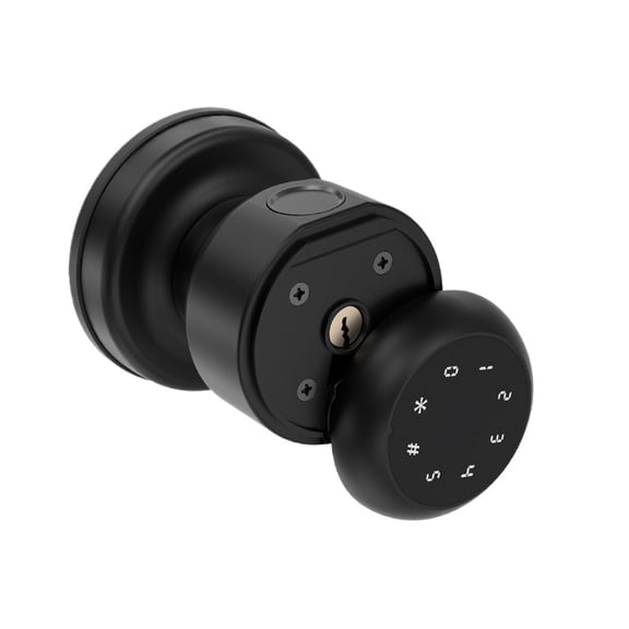 Smart Wooden Door Lock Password Fingerprint Bluetooth Electronic Knobset Mechanical Key Autolock APP unlock Digit Knob Lock