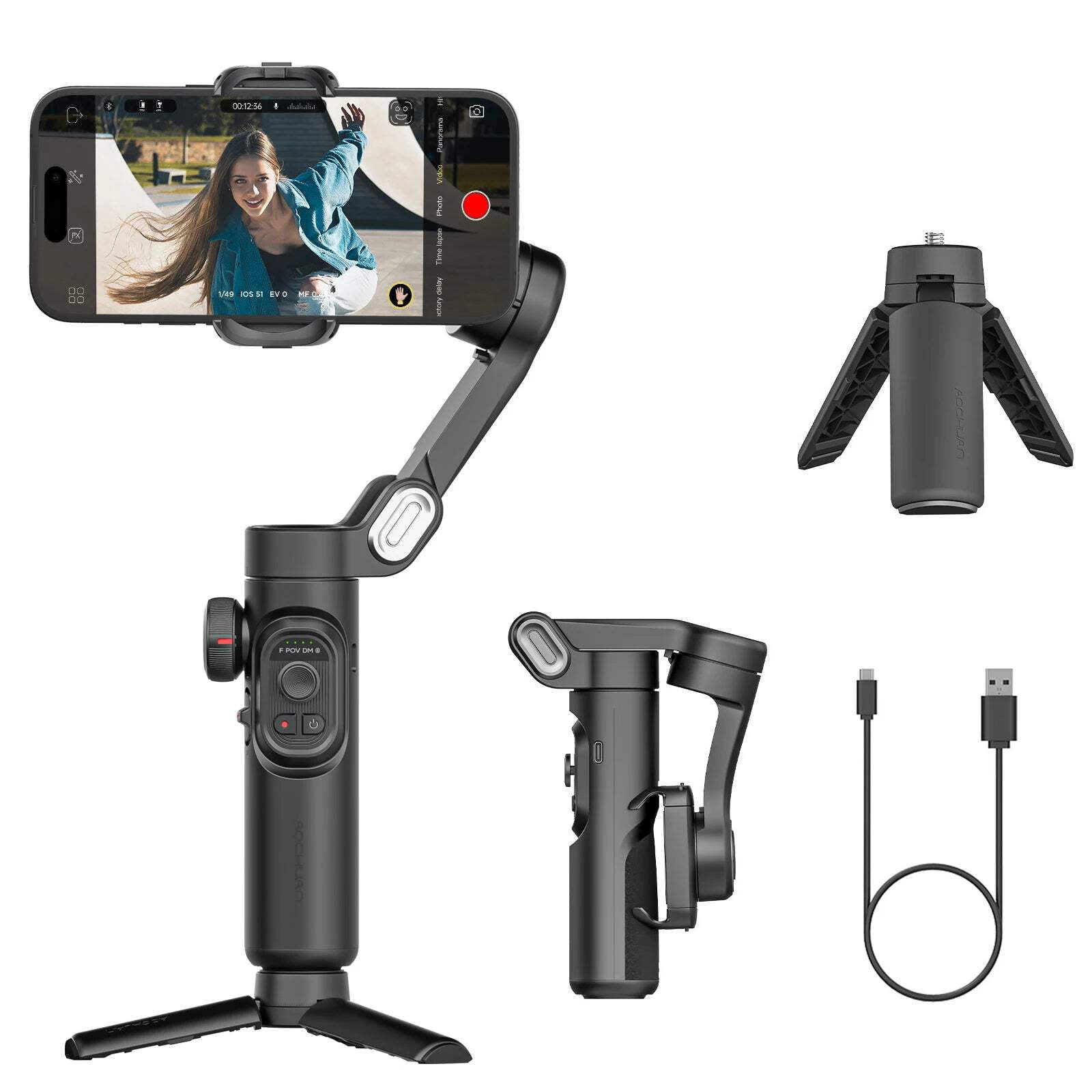 スマホアクセサリー DJI OM4 Smartphone Stabilizer Amazon.com: DJI OM 4 - Handheld 3-Axis Smartphone Gimbal
