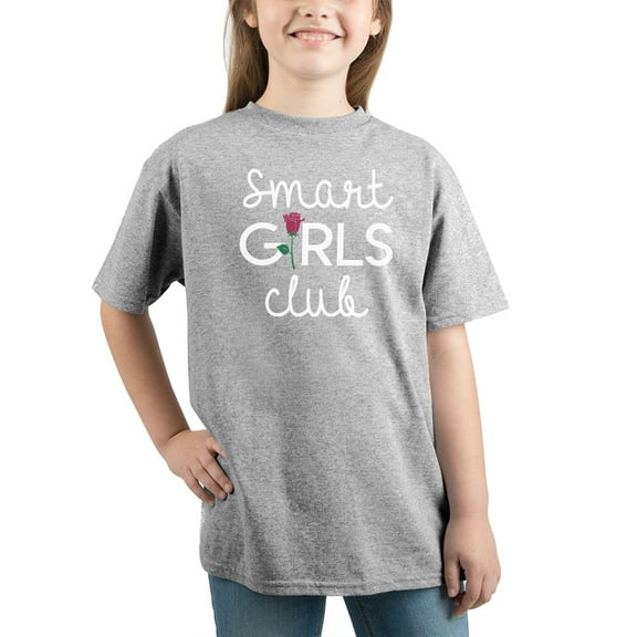 Smart Youth Girls Club Graphic Tee Girls Shirt-X-Large