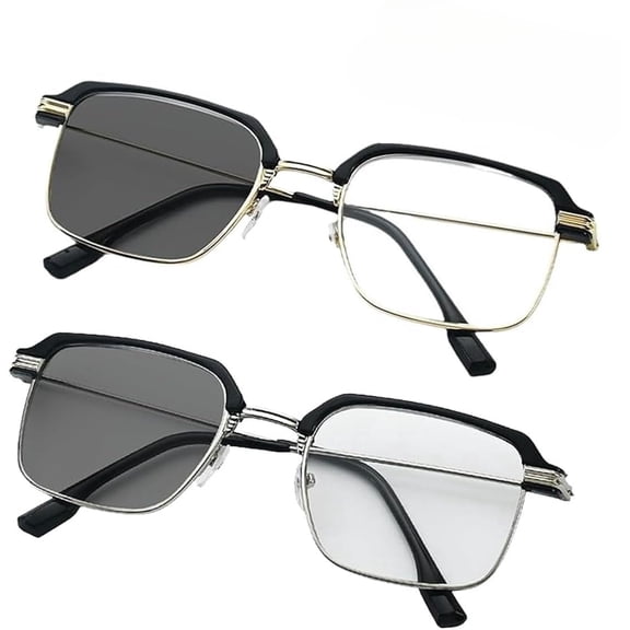 Smart Zoom Reading Glasses Distance&near Progressive Multi-focus for Women Men, Auto Focus Glasses Self Adjusting