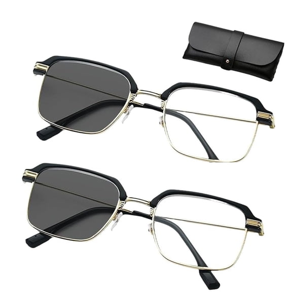 Smart Zoom Reading Glasses Distance&near Progressive Multi-focus for Women Men, Auto Focus Glasses Self Adjusting