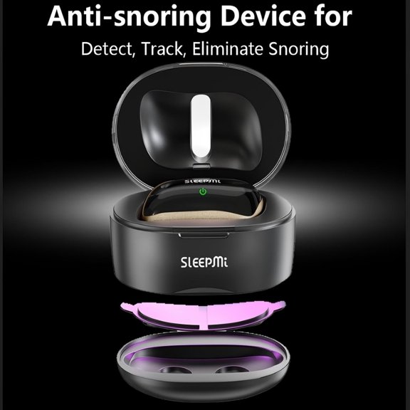 Smart anti-snoring device, snoring solution, comfortable and adjustable anti-snoring device, suitable for men and women