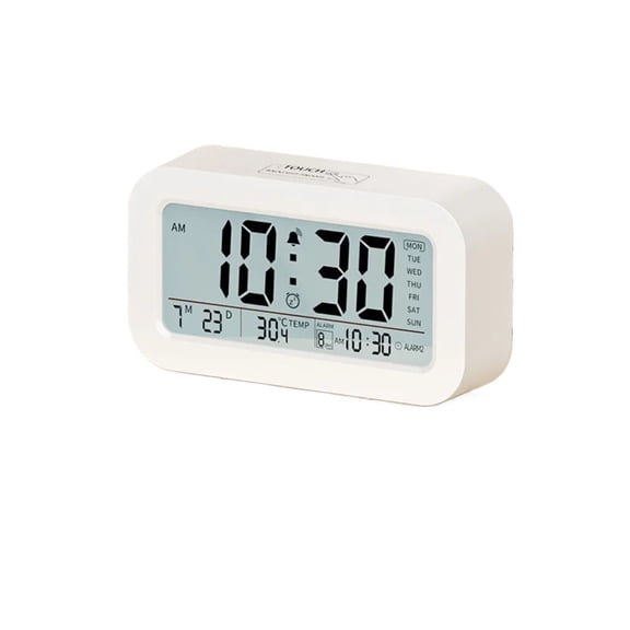 Smart digital LED alarm clock for students with silent backlightelectronic clock with night vision function 12/24H digital clock