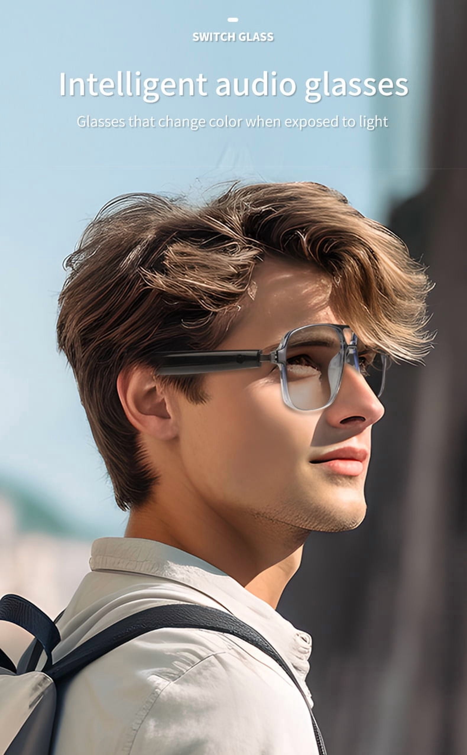 Smart glasses GS10 Bluetooth glasses, dual beam color changing lenses ...