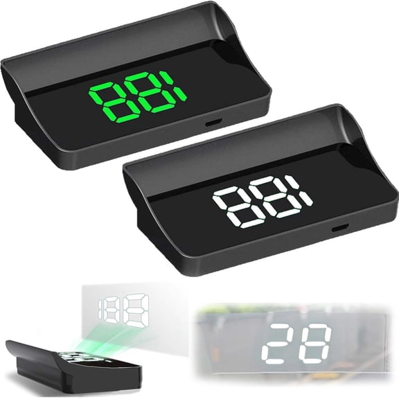 Smart in Car Hud Co Pilot, USB Car HUD Speedometer, 10Hz Refresh, MPH Display, Plug & Play Speed Display for Cars, Trucks