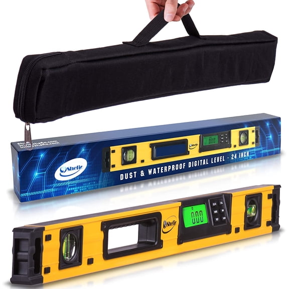 Smart level 24-inch digital level: combining accuracy and practicality - electronic leveling tool, main accuracy, comes with battery and box
