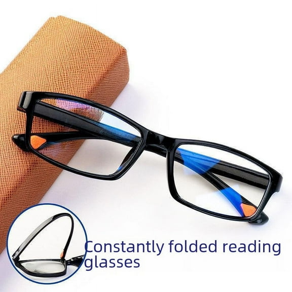 Smart reading glasses with automatic power adjustment zoom dual-purpose HD anti-blue light multi-focus glasses for the elderly-350°