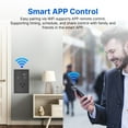 Smart socket,Voice Panel Wall Switch Socket Remote Panel 1 Way Tempered